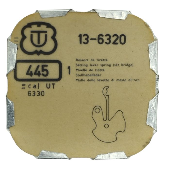 Unitas 6320 - 445 Ressort de tirette - Setting lever spring