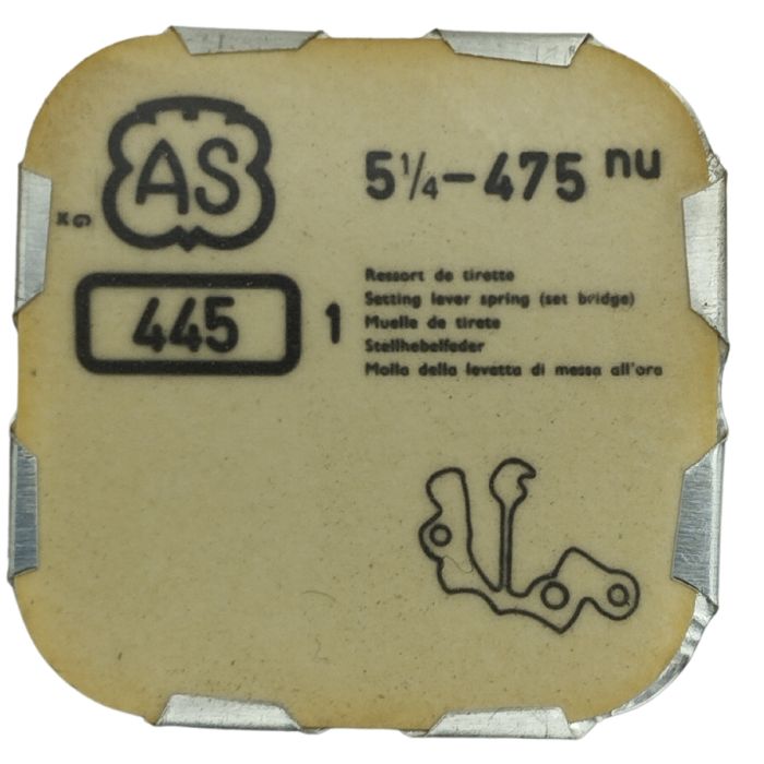 AS 475-445 Ressort de tirette - Setting lever spring