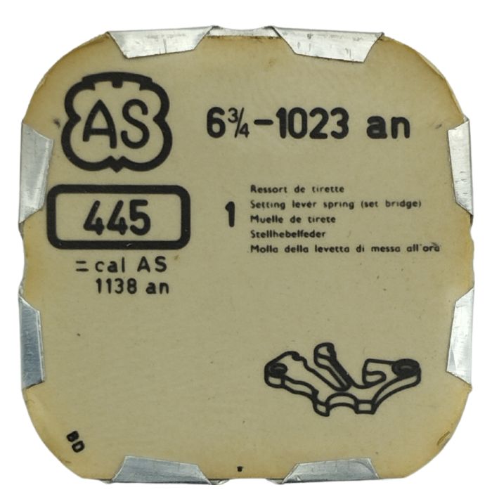 AS 1023 - 445 Ressort de tirette - Setting lever spring