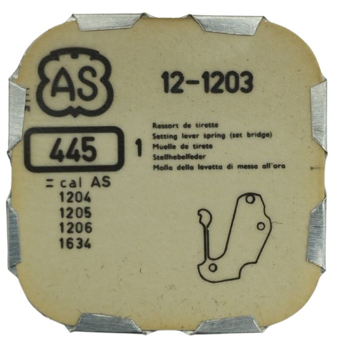 AS 1203-445 Ressort de tirette - Setting lever spring