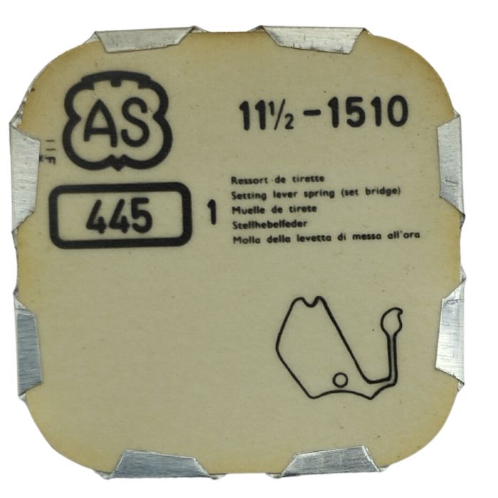 AS 1510-445 Ressort de tirette - Setting lever spring