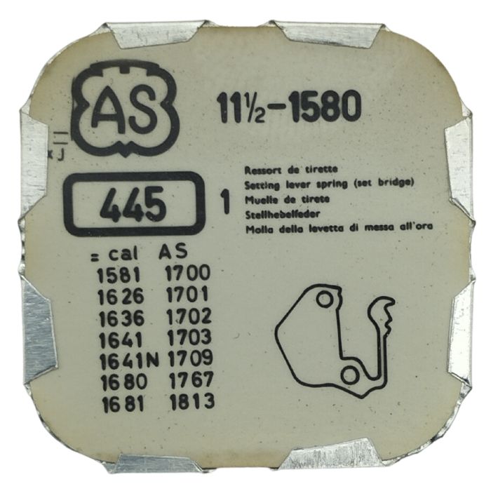 AS 1580-445 Ressort de tirette - Setting lever spring