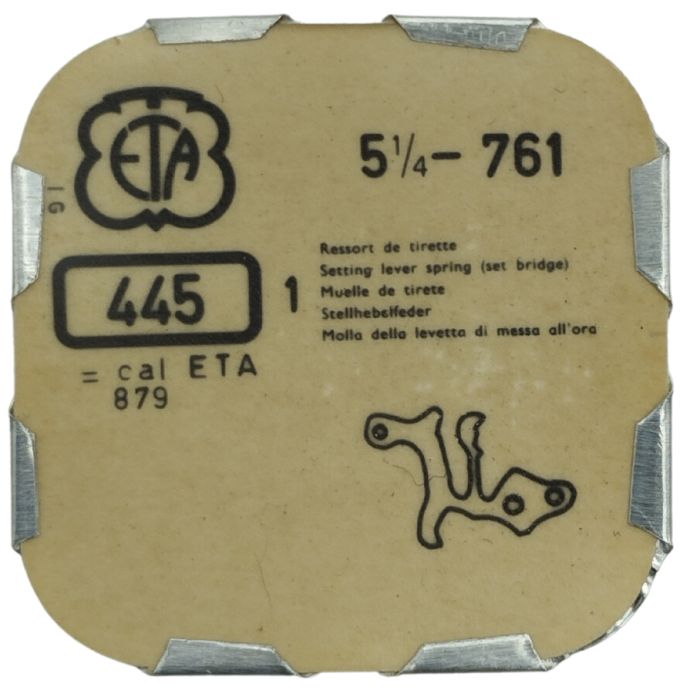 ETA 761-445 Ressort de tirette - Setting lever spring