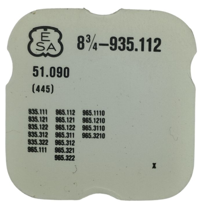 ESA 935.112 - 445 Ressort de tirette - Setting lever spring