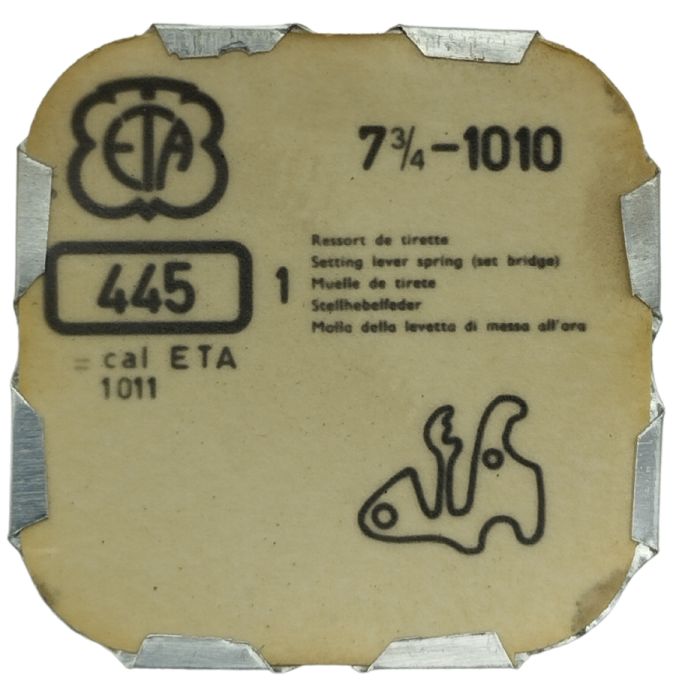 ETA 1010 - 445 Ressort de tirette - Setting lever spring