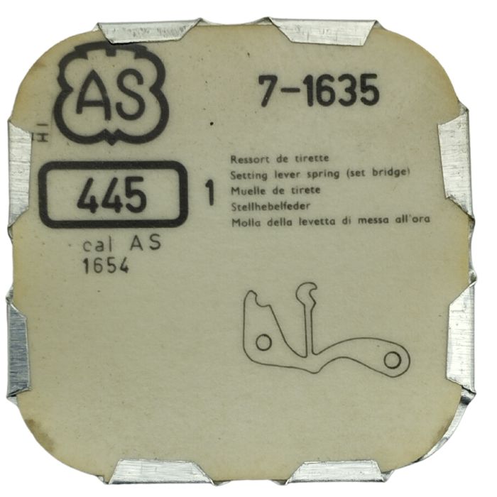 AS 1635-445 Ressort de tirette - Setting lever spring