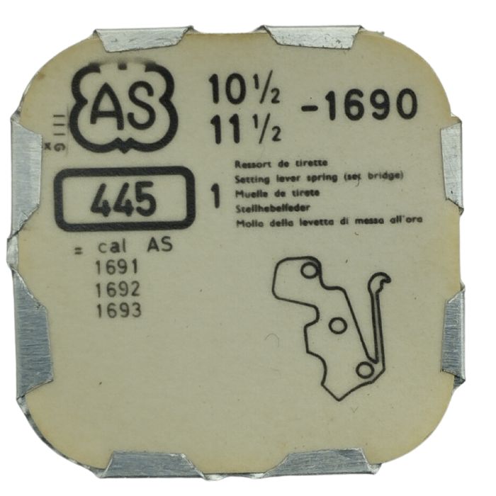 AS 1690-445 Ressort de tirette - Setting lever spring