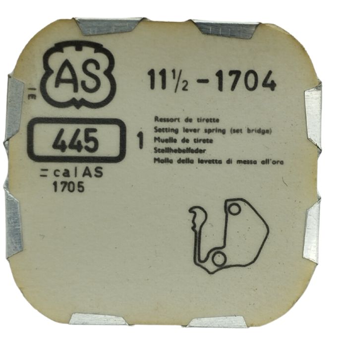 AS 1704-445 Ressort de tirette - Setting lever spring