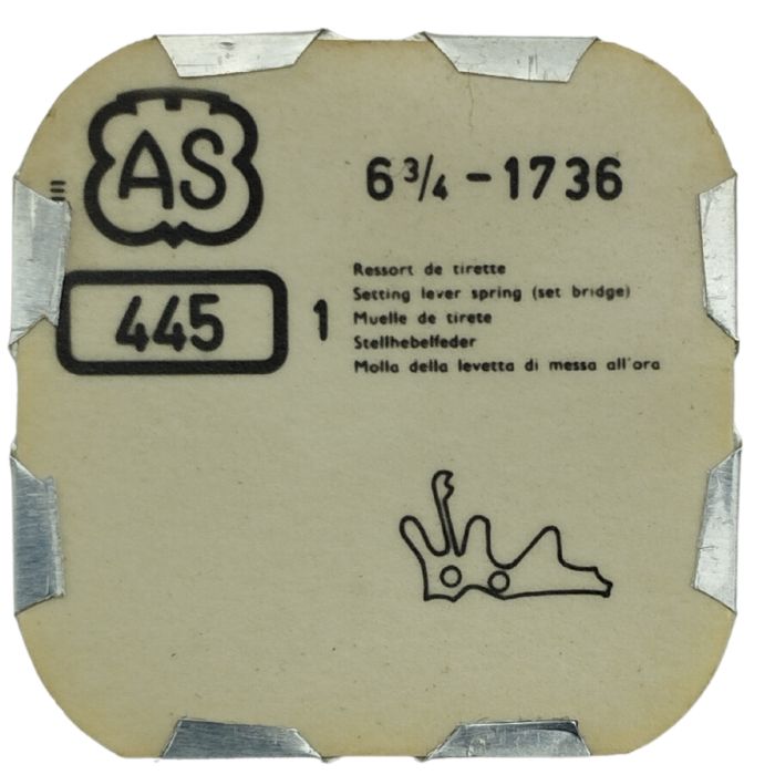 AS 1736-445 Ressort de tirette - Setting lever spring