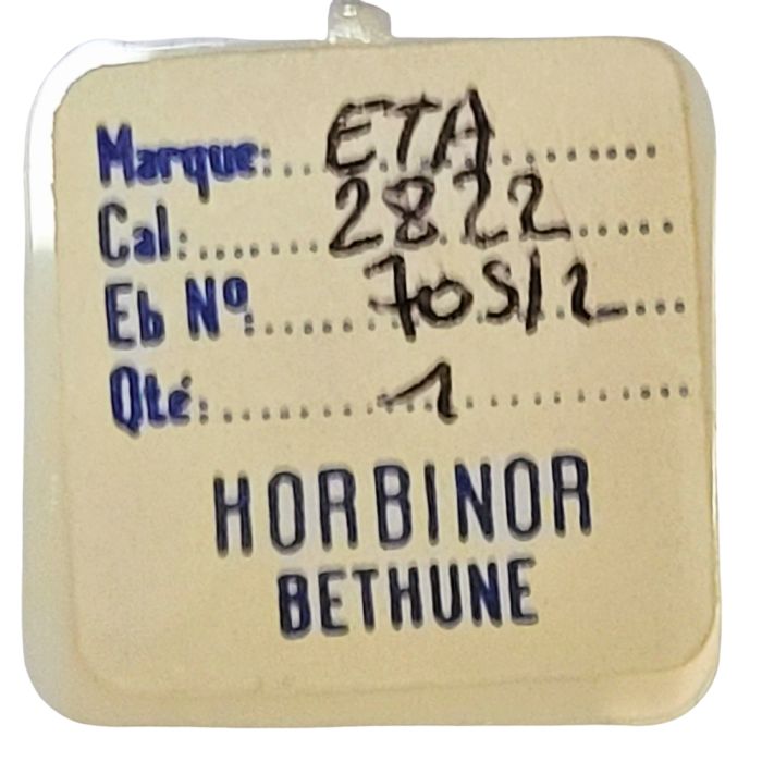 ETA 2822 - 705 Roue d'ancre pivotée (à l'unité) - Escape wheel and pinion with straight pivots (per unit)