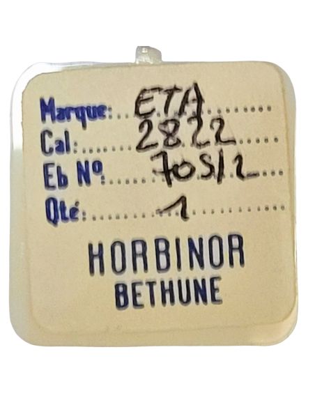 ETA 2822 - 705 Roue d'ancre pivotée (à l'unité) - Escape wheel and pinion with straight pivots (per unit)