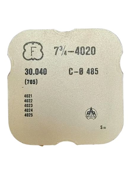 Felsa 4020 - 705 Roue d'ancre pivotée (à l'unité) - Escape wheel and pinion with straight pivots (per unit)