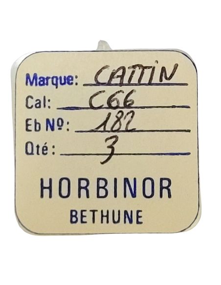 Cattin C66 - 182 barillet avec couvercle (sans arbre) (à l'unité) - Barrel and cover (without arbor) (per unit)