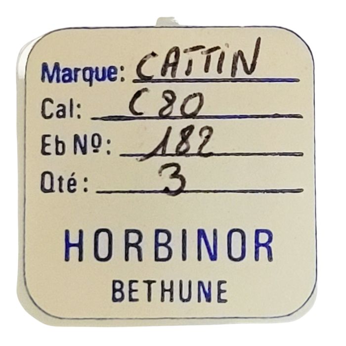 Cattin C80 - 182 barillet avec couvercle (sans arbre) (à l'unité) - Barrel and cover (without arbor) (per unit)