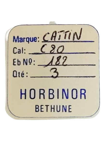 Cattin C80 - 182 barillet avec couvercle (sans arbre) (à l'unité) - Barrel and cover (without arbor) (per unit)