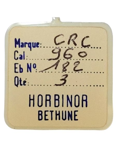 CRC 960 - 182 barillet avec couvercle (sans arbre) (à l'unité) - Barrel and cover (without arbor) (per unit)