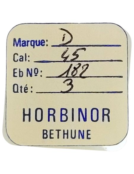 Durowe 45 - 182 barillet avec couvercle (sans arbre) (à l'unité) - Barrel and cover (without arbor) (per unit)