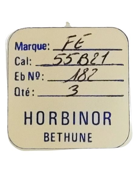 FE 55B21 - 182 barillet avec couvercle (sans arbre) (à l'unité) - Barrel and cover (without arbor) (per unit)