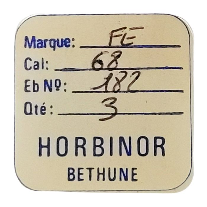 FE 68 - 182 barillet avec couvercle (sans arbre) (à l'unité) - Barrel and cover (without arbor) (per unit)