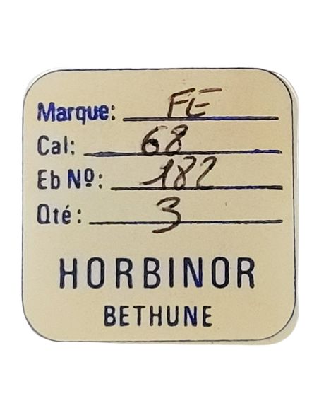 FE 68 - 182 barillet avec couvercle (sans arbre) (à l'unité) - Barrel and cover (without arbor) (per unit)