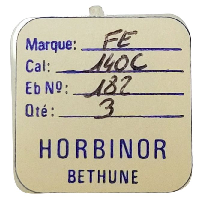 FE 140C - 182 barillet avec couvercle (sans arbre) (à l'unité) - Barrel and cover (without arbor) (per unit)