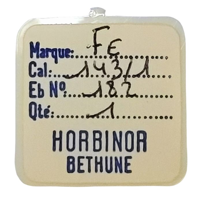 FE 143/1 - 182 barillet avec couvercle (sans arbre) (à l'unité) - Barrel and cover (without arbor) (per unit)