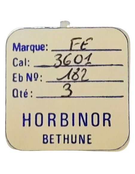 FE 3601 - 182 barillet avec couvercle (sans arbre) (à l'unité) - Barrel and cover (without arbor) (per unit)