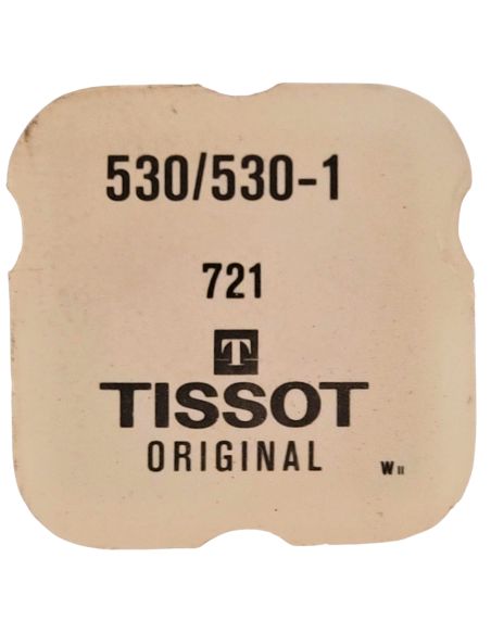 Tissot 530/530-1 - 721 Balancier avec spiral Breguet - Balance with Breguet hairspring regulated
