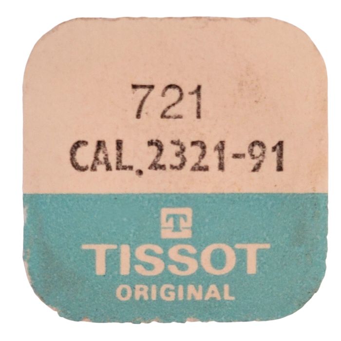Tissot 2321-91 - 721 Balancier avec spiral Breguet - Balance with Breguet hairspring regulated