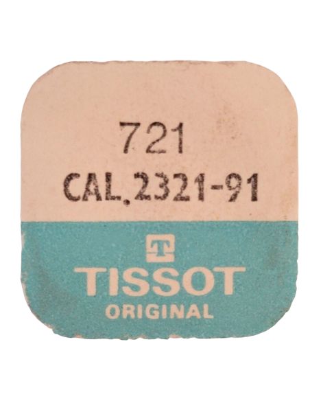 Tissot 2321-91 - 721 Balancier avec spiral Breguet - Balance with Breguet hairspring regulated