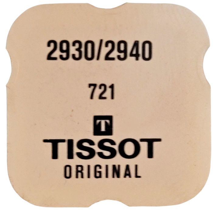 Tissot 2930/2940 - 721 Balancier avec spiral Breguet - Balance with Breguet hairspring regulated