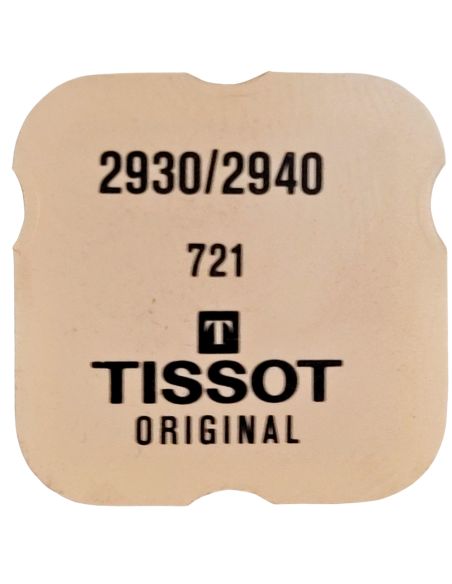 Tissot 2930/2940 - 721 Balancier avec spiral Breguet - Balance with Breguet hairspring regulated