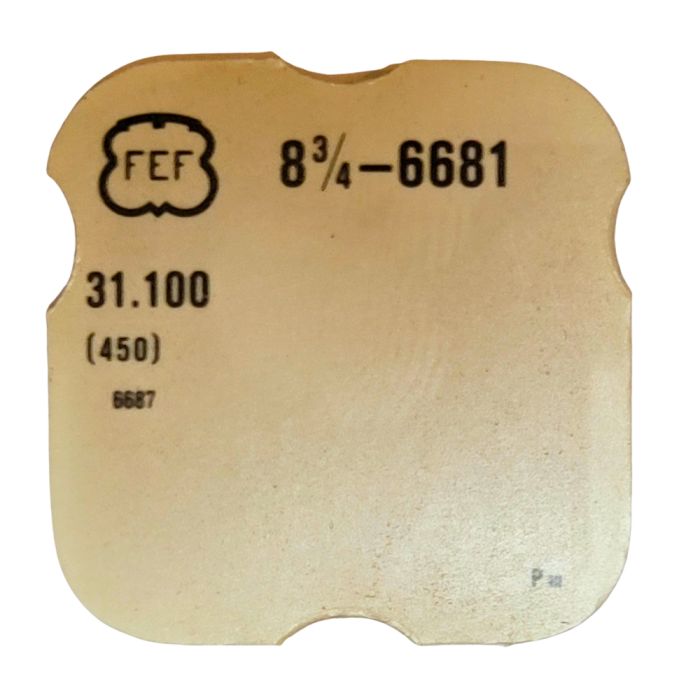 FEF 6681 - 450 Renvoi - Setting wheel