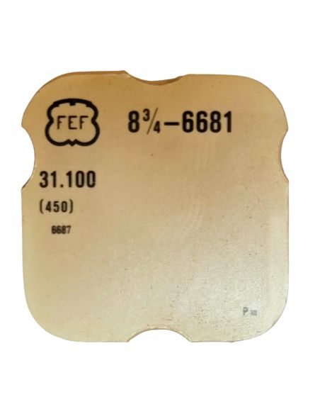 FEF 6681 - 450 Renvoi - Setting wheel