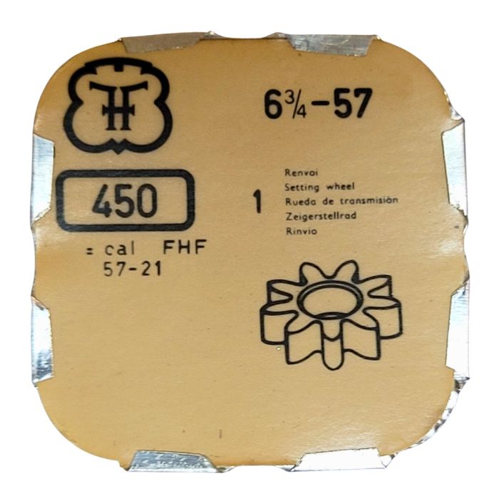 FHF 57 - 450 Renvoi - Setting wheel