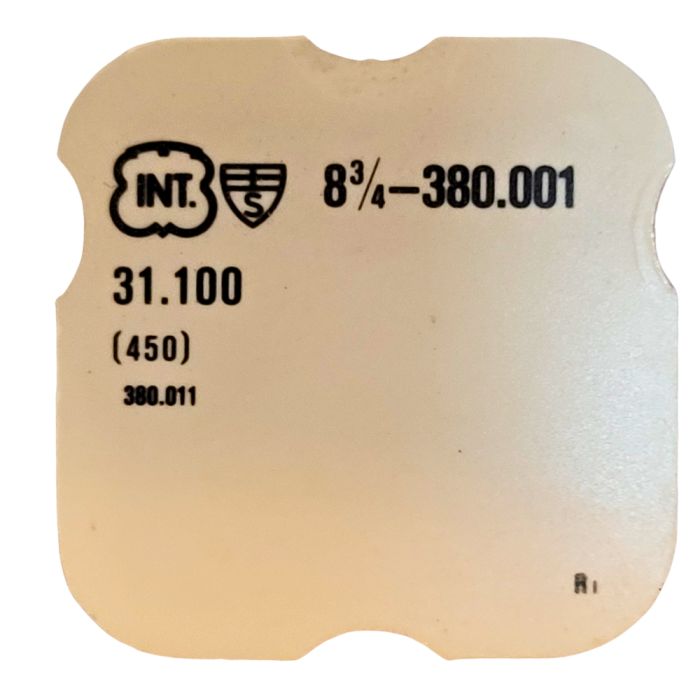 INT 380.001 - 450 Renvoi - Setting wheel