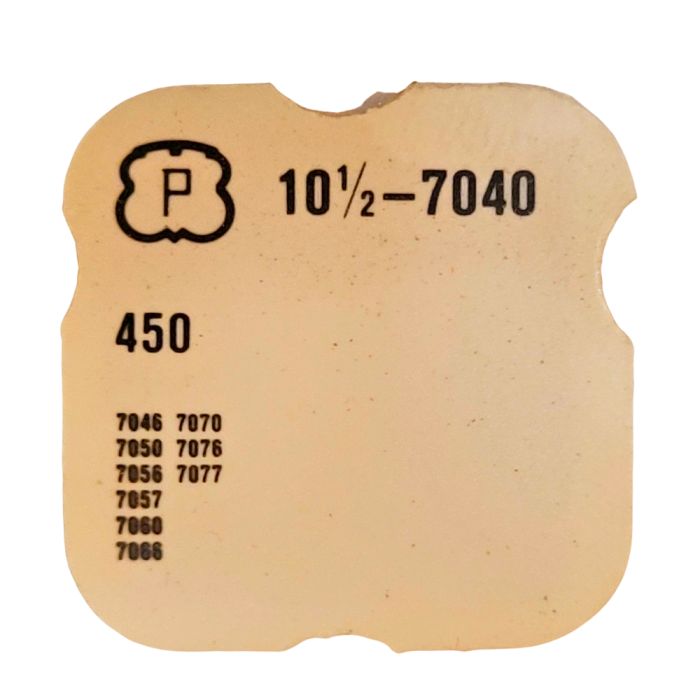 Peseux 7040 - 450 Renvoi - Setting wheel