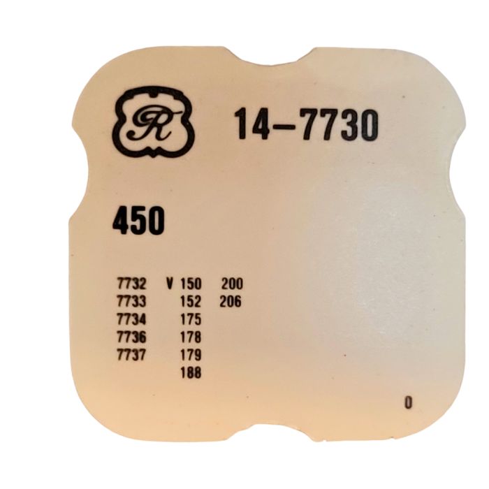 Valjoux 7730 - 450 Renvoi - Setting wheel