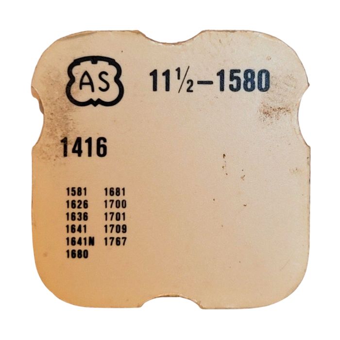 AS 1580 - 1416 Rochet inférieur - Lower ratchet wheel