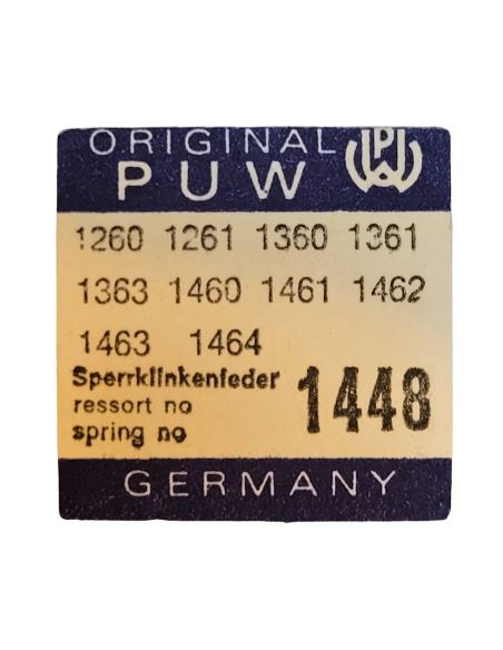 PUW 1260 - 1448 Ressort du cliquet d'arrêt - Stop click spring