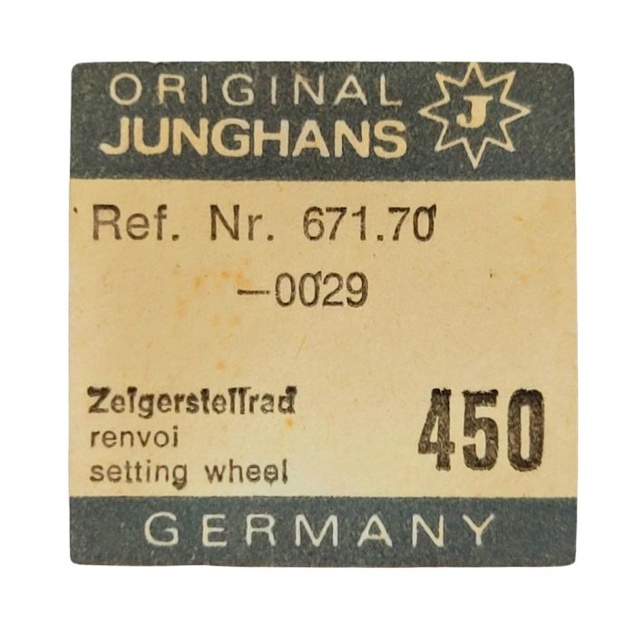 Junghans 671.7 - 450 Renvoi - Setting wheel
