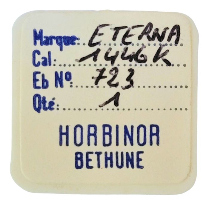 Eterna 1446K - 723 Axe de balancier - balance staff, pivoted