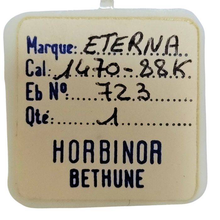 Eterna 1470-88K - 723 Axe de balancier - balance staff, pivoted