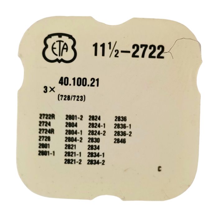 ETA 2722 - 723 Axe de balancier - balance staff, pivoted