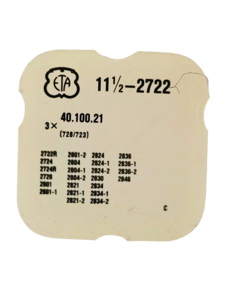 ETA 2722 - 723 Axe de balancier - balance staff, pivoted