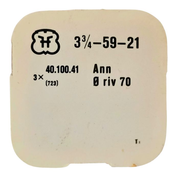 FHF 59-21 - 723 Axe de balancier - balance staff, pivoted