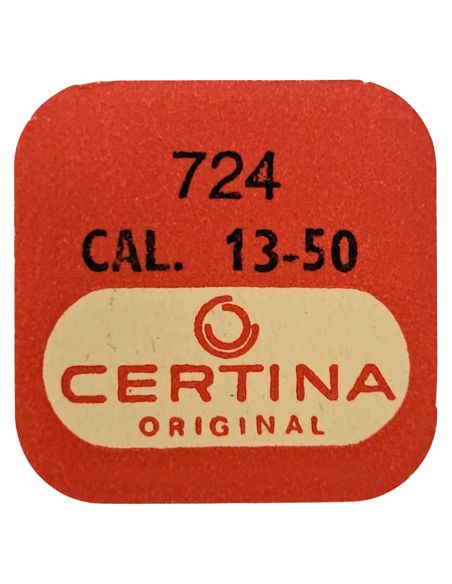 Certina 13-50 - 724 Axe de balancier "Incabloc" - "Incabloc" balance staff, pivoted