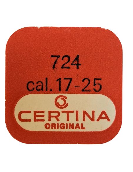 Certina 17-25 - 724 Axe de balancier Incabloc - Incabloc balance staff, pivoted