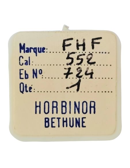 FHF 552 - 724 Axe de balancier "Incabloc" - "Incabloc" balance staff, pivoted