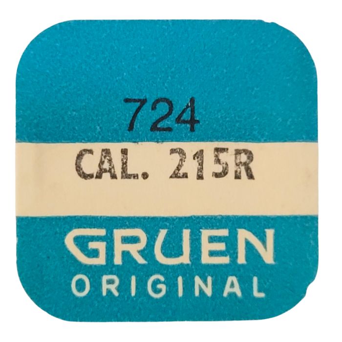 Gruen 215R - 724 Axe de balancier "Incabloc" - "Incabloc" balance staff, pivoted